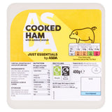 Just Essentials cooked ham with water 400g, UK version