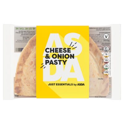 ASDA cheese and onion pasty 150g, UK version