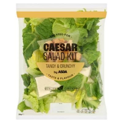 Asda Caesar Salad Kit with Croutons 215g