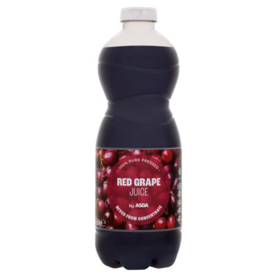 ASDA Red Grape Juice Pure Pressed Juice 1Litre