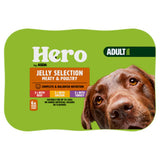 Hero adult dog jelly meaty wet food 6 x 400g UK version