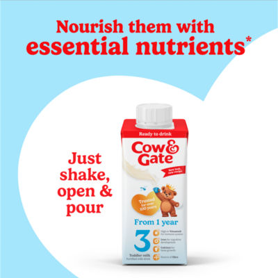 Cow & Gate Stage 3 Growing Up Milk for 1+ years 200ml - British product