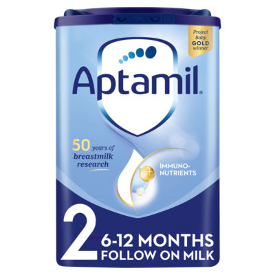 Aptamil follow on milk powder 800g for infants 6-12 months - British product