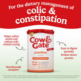 Cow & Gate Comfort infant formula 800g - British product