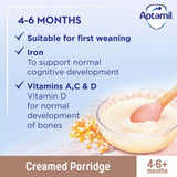 Aptamil creamed porridge 4-6 months 125g - British product