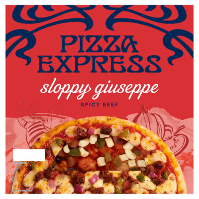 Pizza Express Sloppy Giuseppe Spicy Beef Pizza 292g, imported from the UK
