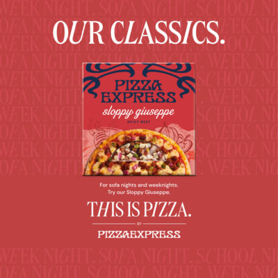 Pizza Express Sloppy Giuseppe Spicy Beef Pizza 292g, imported from the UK