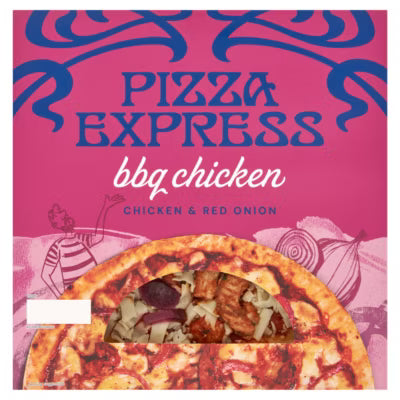 Pizza Express BBQ Chicken Pizza 272g, imported from the UK