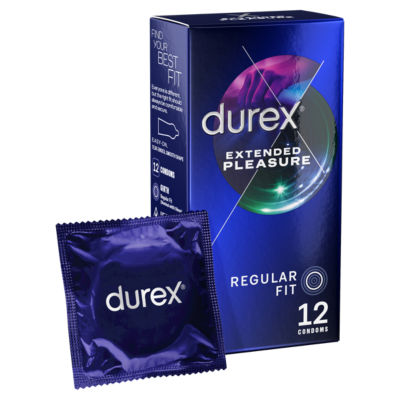 Durex Extended Pleasure condoms 12 pack - British product
