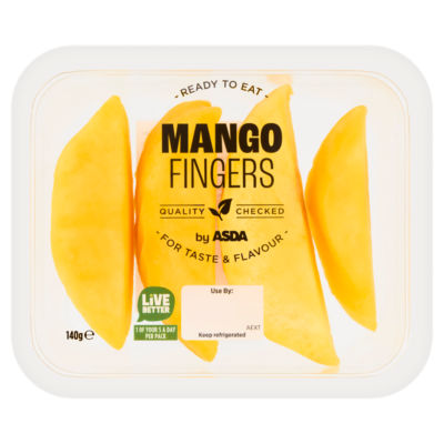 ASDA Juicy & Sweet Mango Fingers 140g - British product
