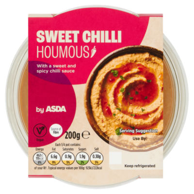 ASDA Sweet Chilli Houmous dip 200g - British product