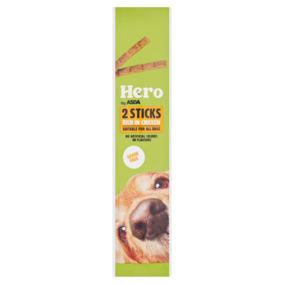 ASDA Hero Sticks Rich in Chicken Dog Treats 30g