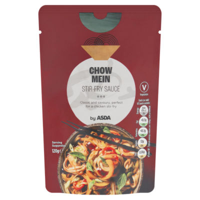 ASDA Chow Mein stir fry sauce with ginger and garlic 120g - British product
