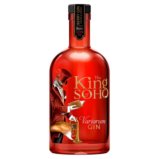 The King of Soho Variorum Pink Berry Gin   70cl GOODS M&S   