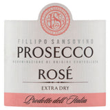 Fillipo Sansovino Prosecco Rosé Miniature 20cl - British product