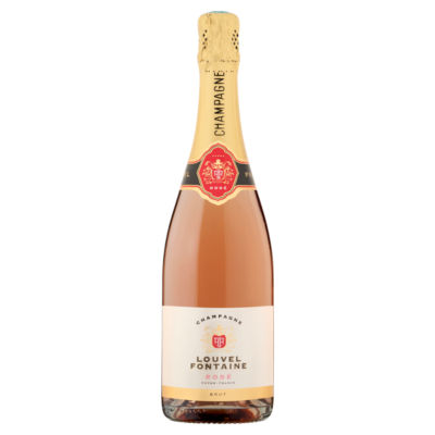 Louvel Fontaine Rosé Champagne Brut 75cl, UK version