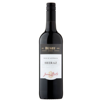 Busby Estate Shiraz red wine 75cl - British product
