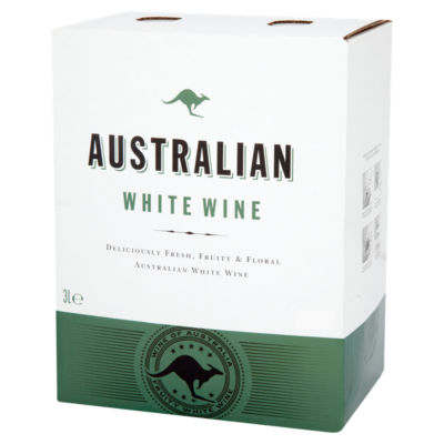 Australian white wine boxed wine 3L - British product