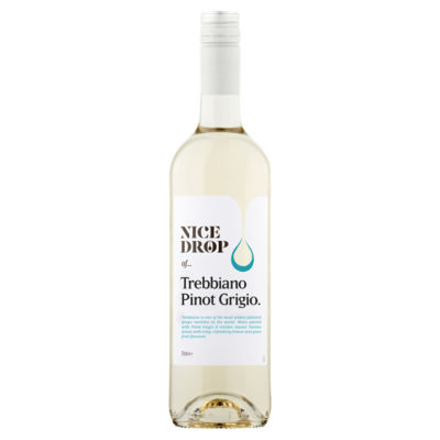 Nice Drop Trebbiano Pinot Grigio Italian White Wine 75cl