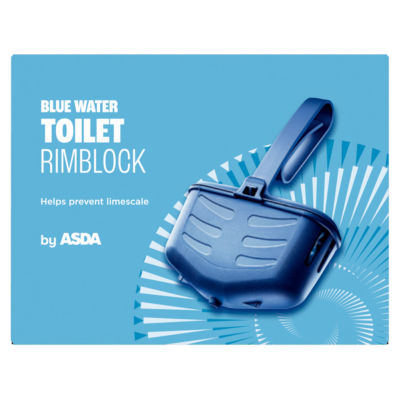 ASDA Blue Water Toilet Rimblock Cleaning Block 40g