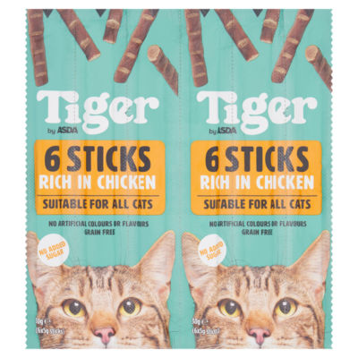 ASDA Tiger Sticks Cat Treats 6 x 5g (30g)