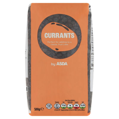 ASDA Currants Dried Fruit 500g