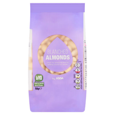 ASDA blanched almonds 150g - British product