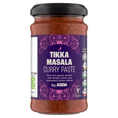 Cook by Asda Tikka Masala Curry Paste 200g, imported from the UK