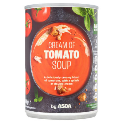 ASDA cream of tomato soup 400g - British product
