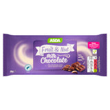 ASDA fruit and nut milk chocolate bar 200g - British product