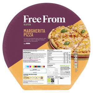 ASDA Free From Margherita Gluten-Free Pizza 380g - British product