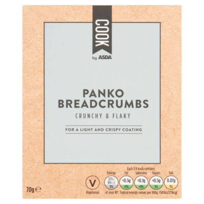 ASDA Cook Panko Breadcrumbs 70g - British product