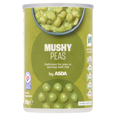 ASDA Mushy Peas Canned Peas 300g