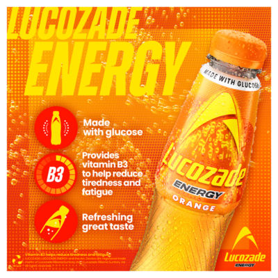 Lucozade orange energy drink 900ml, UK version