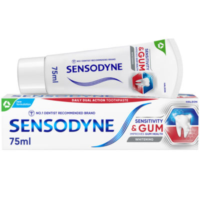 Sensodyne Sensitivity & Gum Whitening toothpaste 75ml (British brand)