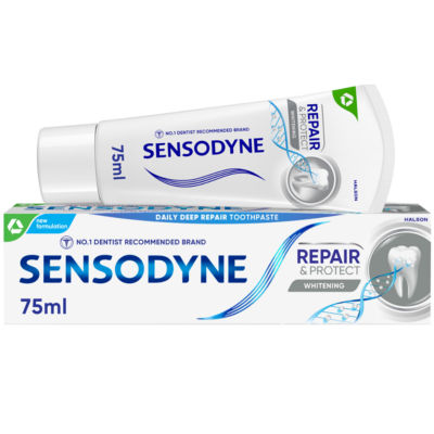Sensodyne Repair & Protect Whitening Sensitive Toothpaste 75ml (British brand)