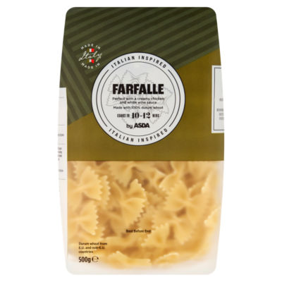 ASDA Farfalle Dry Pasta 500g
