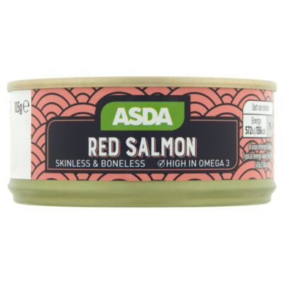ASDA Red Salmon Canned Salmon 105g