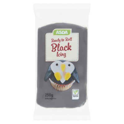 ASDA Black Icing 250g - British product