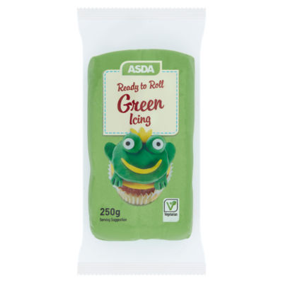 ASDA green cake icing 250g - British product