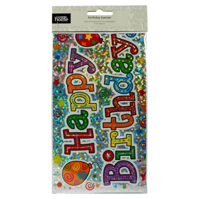 George Home Happy Birthday Banner 2.6m, UK version