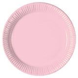 George Home light pink paper plates 12pk, UK version