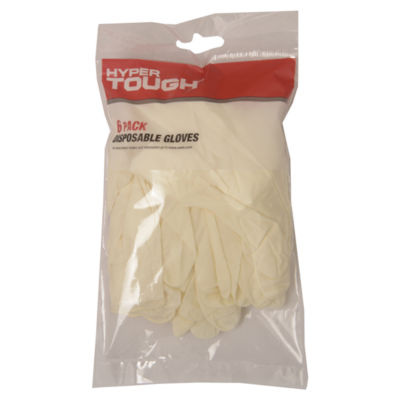 ASDA disposable latex gloves 6 pack - British product