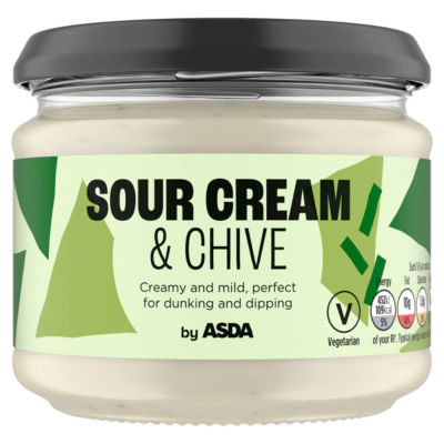 ASDA sour cream and chive dip 290g - British product