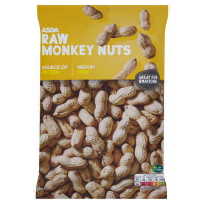 ASDA raw peanuts in shell 300g - British product