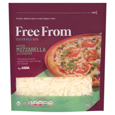 ASDA Grated Mozzarella Alternative 200g - British product