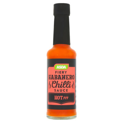 ASDA Fiery Habanero chilli sauce 155ml - British product