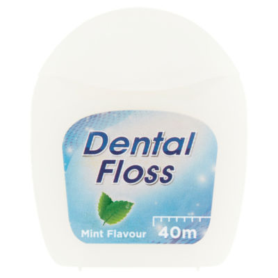 ASDA dental floss mint flavour 40m (British brand)