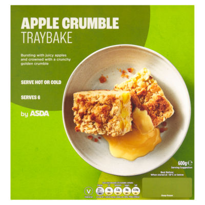ASDA Apple Crumble Traybake Frozen Dessert 600g