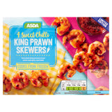 ASDA Sweet Chilli King Prawn Skewers 4 pack - British product